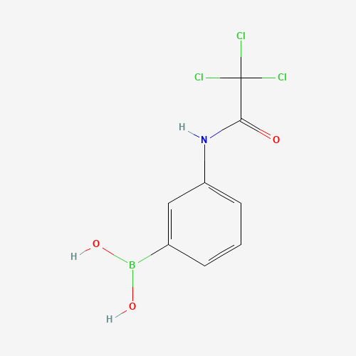 276669-74-0 [3-[(2,2,2-trichloroacetyl)amino]phenyl]boronic acid chemical structure