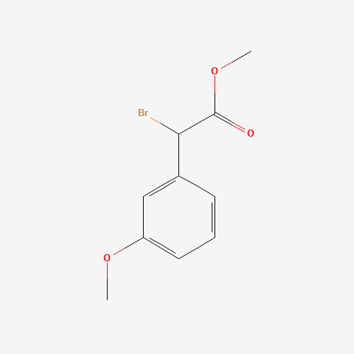 86215-57-8 methyl 2-bromo-2-(3-methoxyphenyl)acetate chemical structure