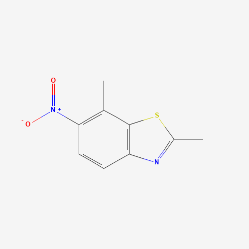 72206-94-1 2,7-dimethyl-6-nitro-1,3-benzothiazole chemical structure