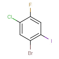 1067882-65-8 1-bromo-5-chloro-4-fluoro-2-iodobenzene chemical structure