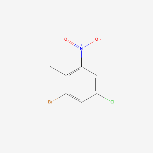 885518-95-6 1-bromo-5-chloro-2-methyl-3-nitrobenzene chemical structure