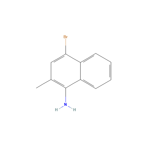 37113-08-9 4-bromo-2-methylnaphthalen-1-amine chemical structure
