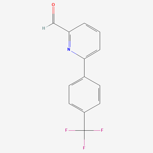 638214-10-5 6-[4-(trifluoromethyl)phenyl]pyridine-2-carbaldehyde chemical structure