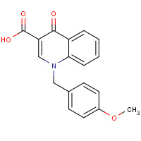 338747-41-4 1-[(4-methoxyphenyl)methyl]-4-oxoquinoline-3-carboxylic acid chemical structure