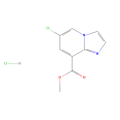 145335-89-3 methyl 6-chloroimidazo[1,2-a]pyridine-8-carboxylate chemical structure