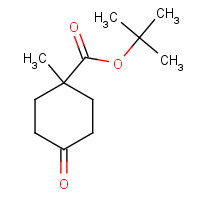 1308838-28-9 tert-butyl 1-methyl-4-oxocyclohexane-1-carboxylate chemical structure
