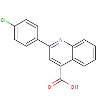 5466-31-9 2-(4-chlorophenyl)quinoline-4-carboxylic acid chemical structure