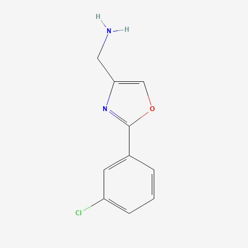 885273-40-5 [2-(3-chlorophenyl)-1,3-oxazol-4-yl]methanamine chemical structure