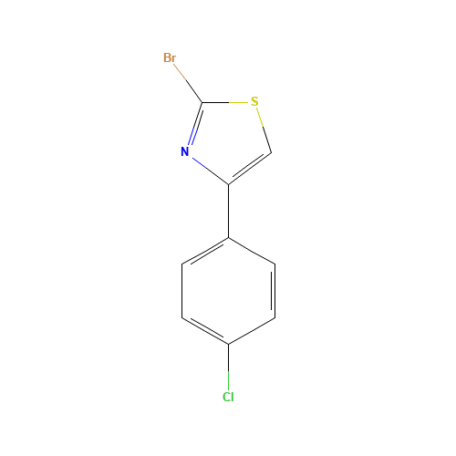 39564-86-8 2-bromo-4-(4-chlorophenyl)-1,3-thiazole chemical structure