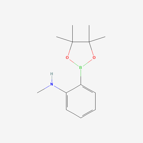 1160686-01-0 N-methyl-2-(4,4,5,5-tetramethyl-1,3,2-dioxaborolan-2-yl)aniline chemical structure