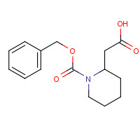 137428-09-2 2-(1-phenylmethoxycarbonylpiperidin-2-yl)acetic acid chemical structure
