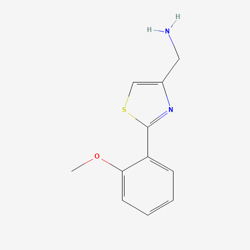 885280-27-3 [2-(2-methoxyphenyl)-1,3-thiazol-4-yl]methanamine chemical structure