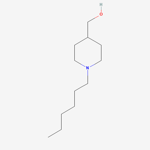 152902-79-9 (1-hexylpiperidin-4-yl)methanol chemical structure