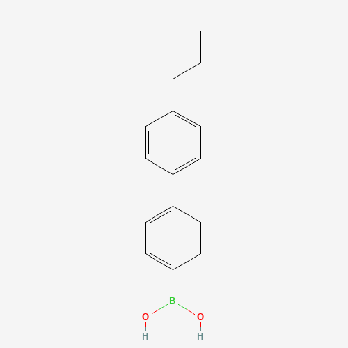 153035-56-4 [4-(4-propylphenyl)phenyl]boronic acid chemical structure