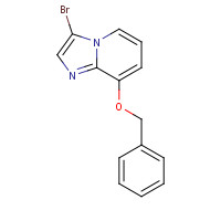 109388-59-2 3-bromo-8-phenylmethoxyimidazo[1,2-a]pyridine chemical structure