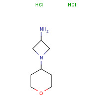 1257045-99-0 1-(oxan-4-yl)azetidin-3-amine;dihydrochloride chemical structure