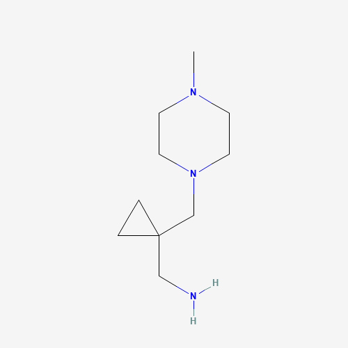 1015846-52-2 [1-[(4-methylpiperazin-1-yl)methyl]cyclopropyl]methanamine chemical structure