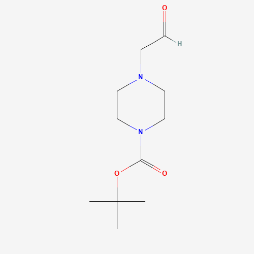 945953-41-3 tert-butyl 4-(2-oxoethyl)piperazine-1-carboxylate chemical structure
