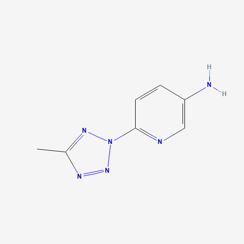 1266335-87-8 6-(5-methyltetrazol-2-yl)pyridin-3-amine chemical structure