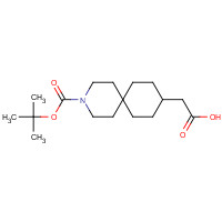 952480-32-9 2-[3-[(2-methylpropan-2-yl)oxycarbonyl]-3-azaspiro[5.5]undecan-9-yl]acetic acid chemical structure
