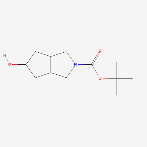 203663-25-6 tert-butyl 5-hydroxy-3,3a,4,5,6,6a-hexahydro-1H-cyclopenta[c]pyrrole-2-carboxylate chemical structure