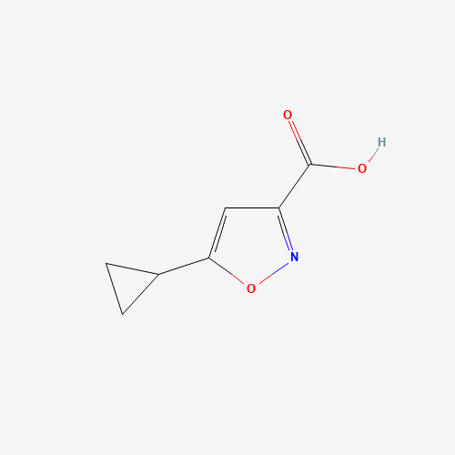 110256-15-0 5-cyclopropyl-1,2-oxazole-3-carboxylic acid chemical structure
