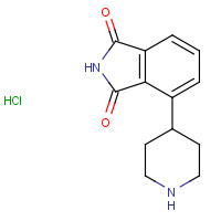 50534-34-4 4-piperidin-4-ylisoindole-1,3-dione;hydrochloride chemical structure