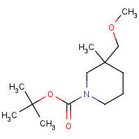 955027-75-5 tert-butyl 3-(methoxymethyl)-3-methylpiperidine-1-carboxylate chemical structure