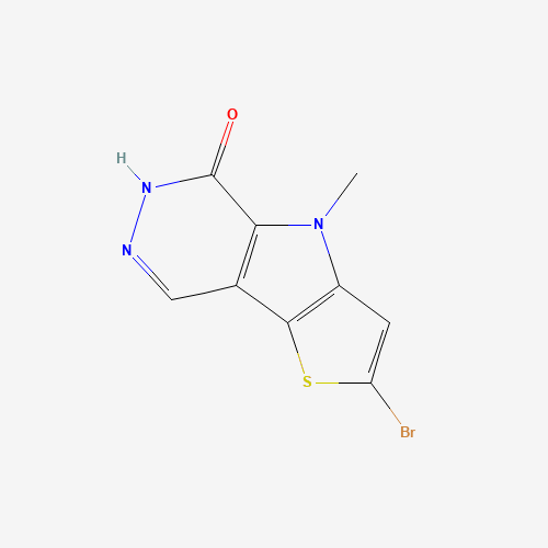 1221186-56-6 2-bromo-4-methyl-6H-thieno[3,4]pyrrolo[1,3-d]pyridazin-5-one chemical structure