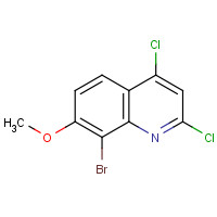 1254256-54-6 8-bromo-2,4-dichloro-7-methoxyquinoline chemical structure
