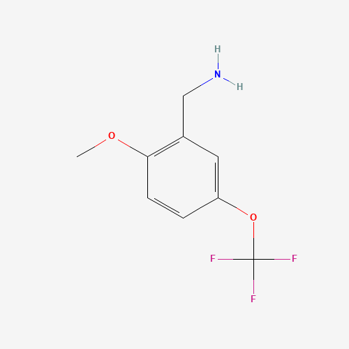 771582-58-2 [2-methoxy-5-(trifluoromethoxy)phenyl]methanamine chemical structure