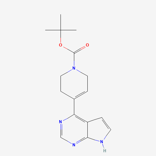 906092-19-1 tert-butyl 4-(7H-pyrrolo[2,3-d]pyrimidin-4-yl)-3,6-dihydro-2H-pyridine-1-carboxylate chemical structure