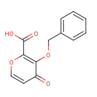 119736-16-2 4-oxo-3-phenylmethoxypyran-2-carboxylic acid chemical structure