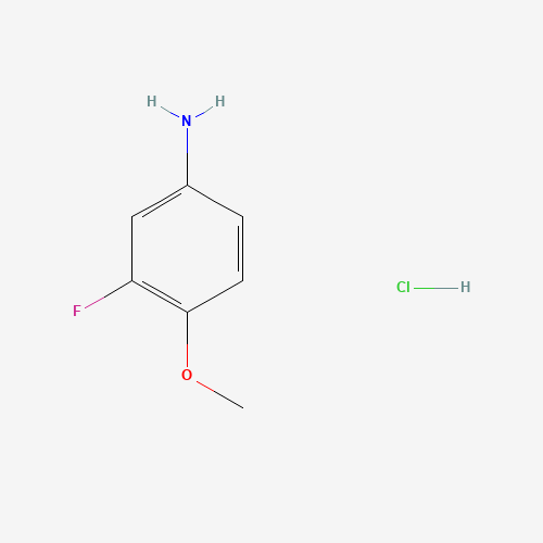 3803-20-1 3-fluoro-4-methoxyaniline;hydrochloride chemical structure