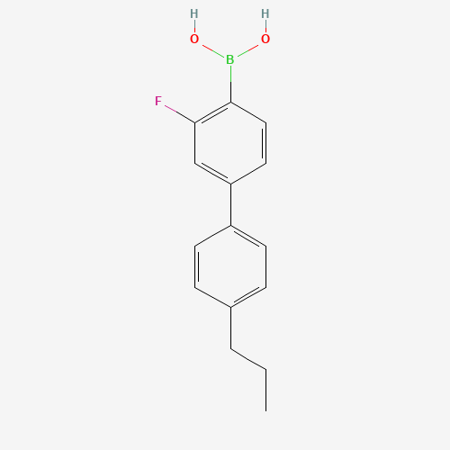 909709-42-8 [2-fluoro-4-(4-propylphenyl)phenyl]boronic acid chemical structure