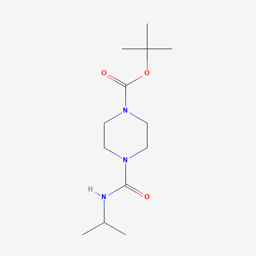 1442474-86-3 tert-butyl 4-(propan-2-ylcarbamoyl)piperazine-1-carboxylate chemical structure