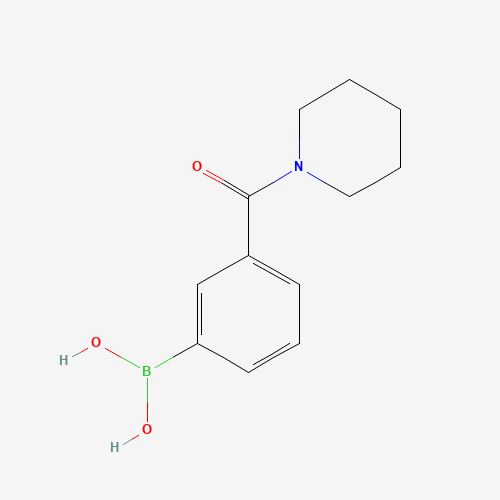 850568-34-2 [3-(piperidine-1-carbonyl)phenyl]boronic acid chemical structure