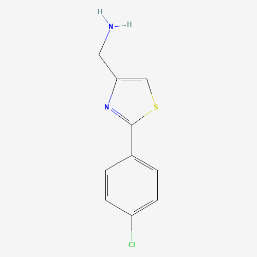 772338-96-2 [2-(4-chlorophenyl)-1,3-thiazol-4-yl]methanamine chemical structure
