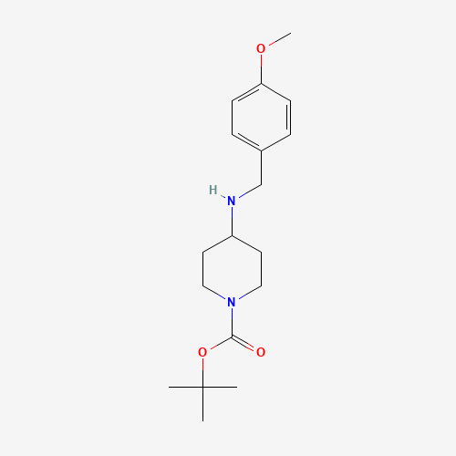 206273-84-9 tert-butyl 4-[(4-methoxyphenyl)methylamino]piperidine-1-carboxylate chemical structure