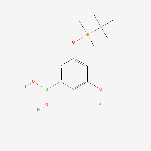 350035-52-8 [3,5-bis[[tert-butyl(dimethyl)silyl]oxy]phenyl]boronic acid chemical structure