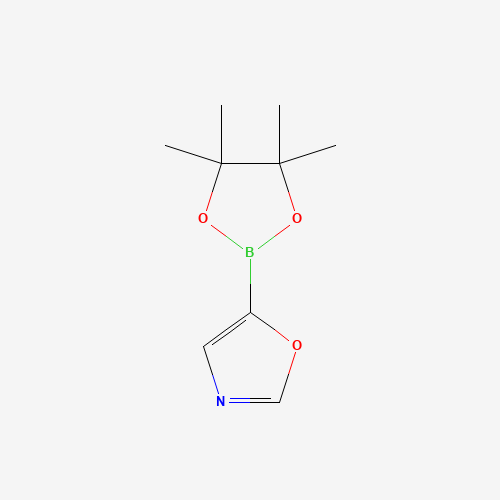942070-84-0 5-(4,4,5,5-tetramethyl-1,3,2-dioxaborolan-2-yl)-1,3-oxazole chemical structure