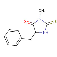 30615-87-3 5-benzyl-3-methyl-2-sulfanylideneimidazolidin-4-one chemical structure