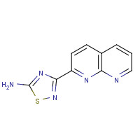 1179360-29-2 3-(1,8-naphthyridin-2-yl)-1,2,4-thiadiazol-5-amine chemical structure