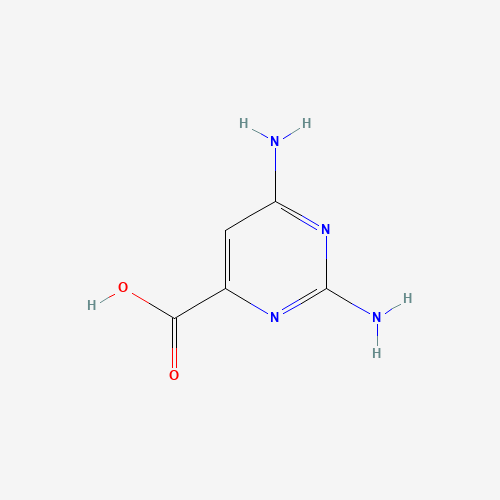 16490-14-5 2,6-diaminopyrimidine-4-carboxylic acid chemical structure