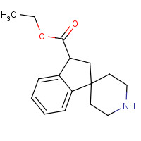 164329-23-1 ethyl spiro[1,2-dihydroindene-3,4'-piperidine]-1-carboxylate chemical structure