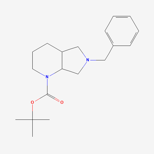 159877-35-7 tert-butyl 6-benzyl-3,4,4a,5,7,7a-hexahydro-2H-pyrrolo[3,4-b]pyridine-1-carboxylate chemical structure