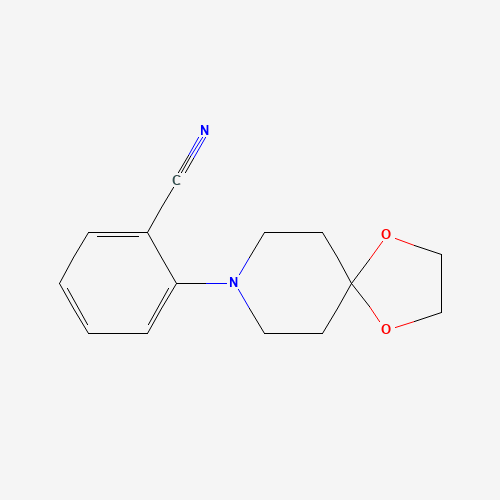120807-27-4 2-(1,4-dioxa-8-azaspiro[4.5]decan-8-yl)benzonitrile chemical structure