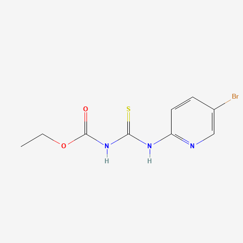 1010120-60-1 ethyl N-[(5-bromopyridin-2-yl)carbamothioyl]carbamate chemical structure