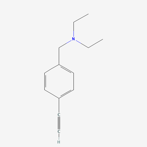 1095858-18-6 N-ethyl-N-[(4-ethynylphenyl)methyl]ethanamine chemical structure