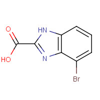 1263060-63-4 4-bromo-1H-benzimidazole-2-carboxylic acid chemical structure